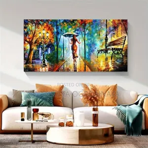 Photo - Abstract Wall Art Canvas Paintings