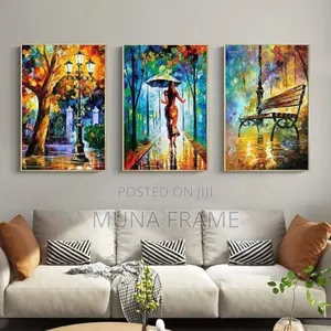 Abstract 3 Sets of Hd Multicolour Wall Artwork