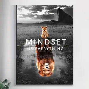 Photo - Canvas Wall Art Mindset Is Everything