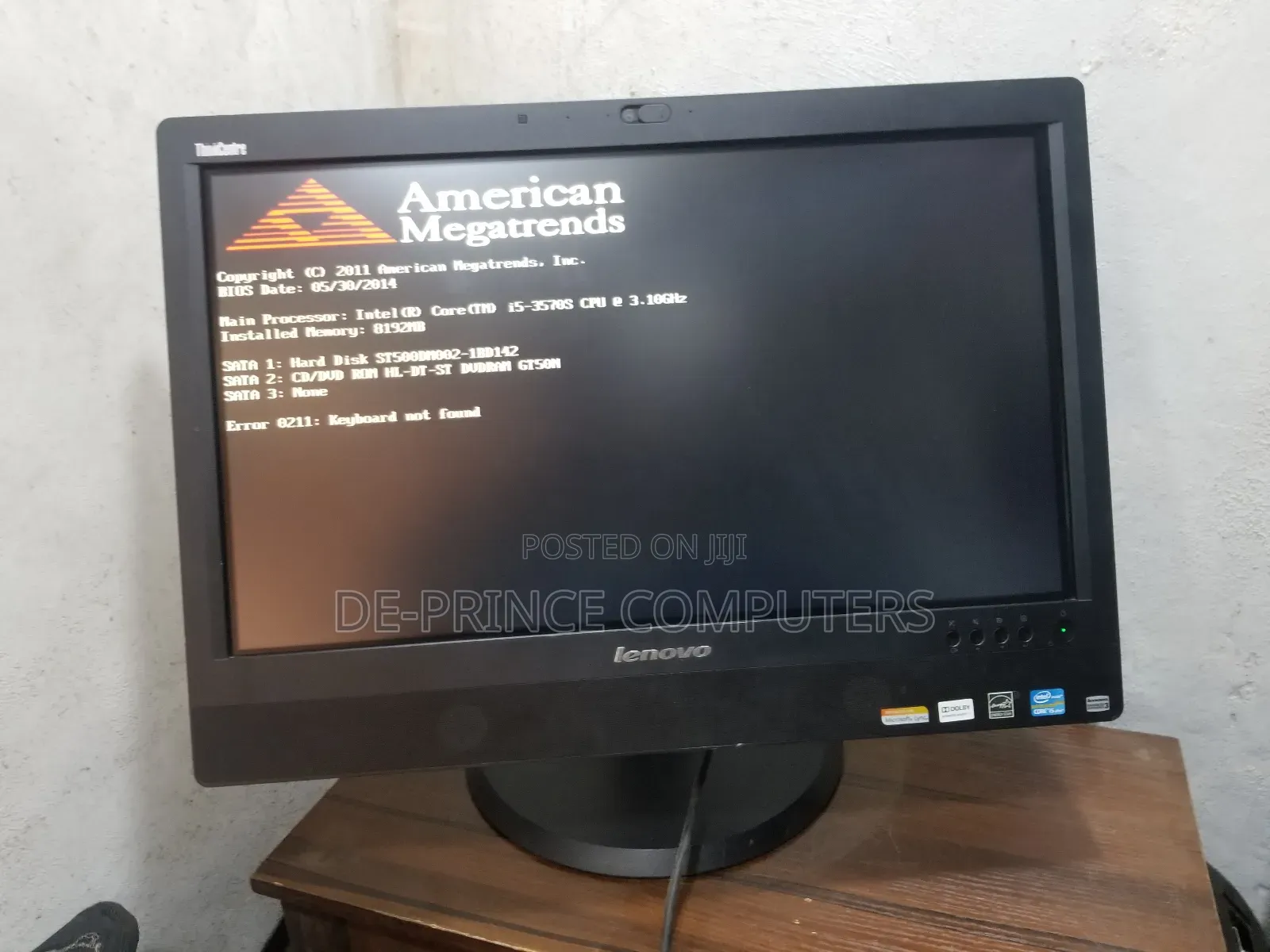 Lenovo ThinkCentre M910z AIO 8GB Intel Core I5 HDD 500GB