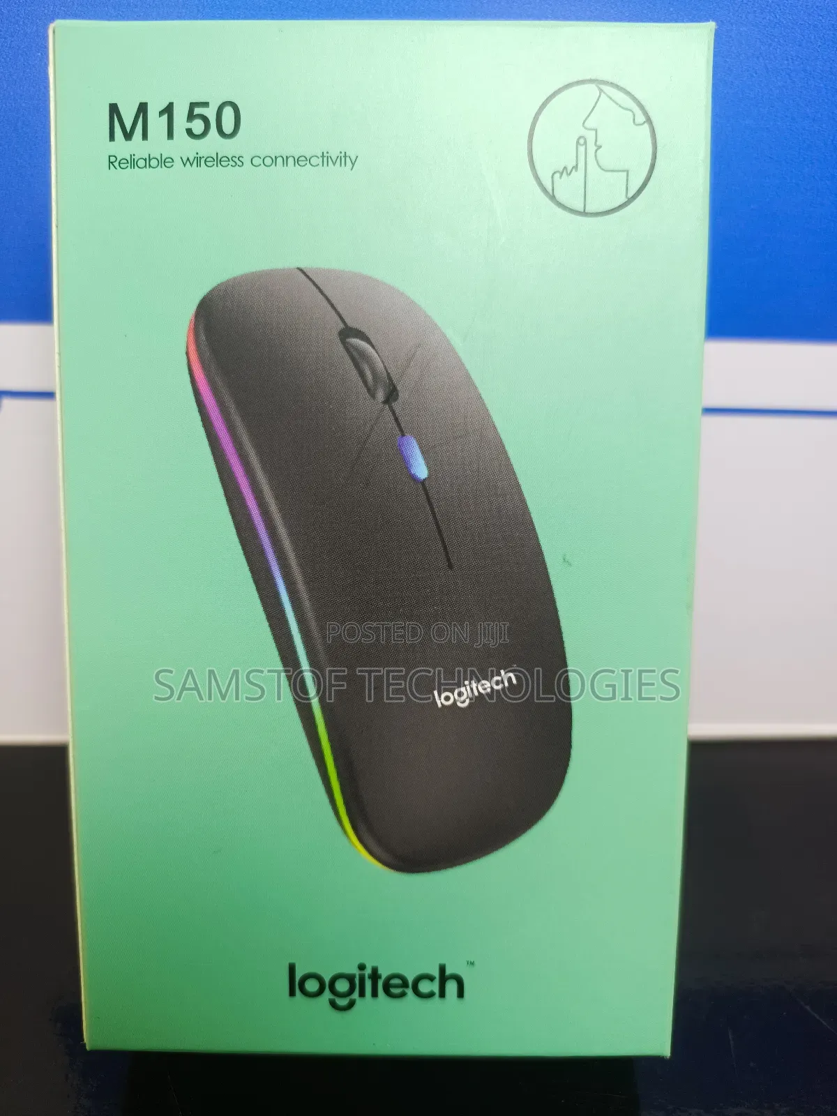 Logitech M150 Rechargeable Wireless Mouse Led Light