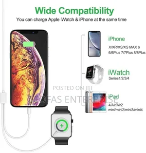 2in1 Magnetic Cable for Iwatch Series iPhone