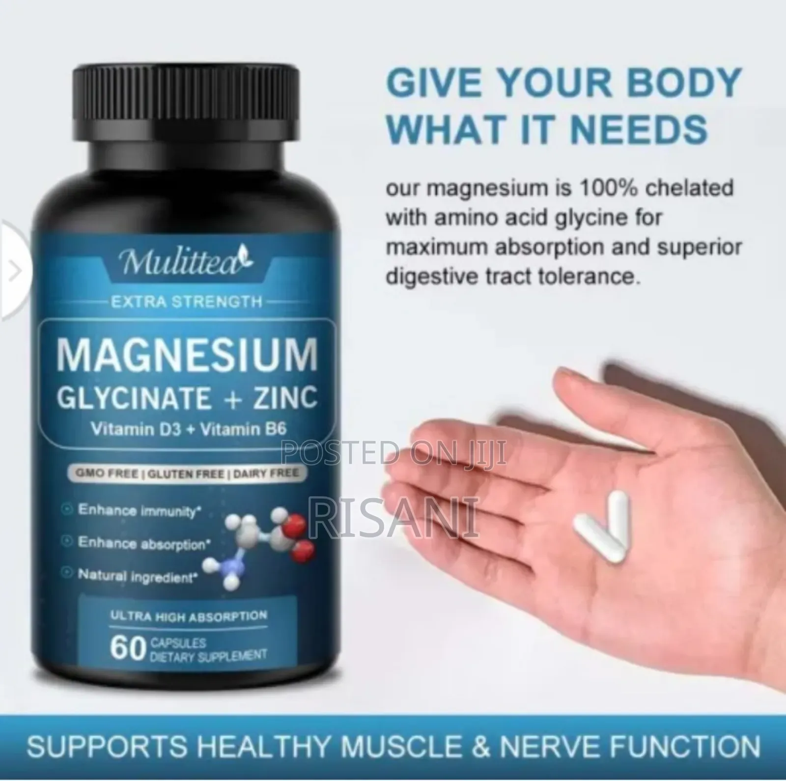 Magnesium Glycinate+Zinc, Vitamin D3+Vitaminb6