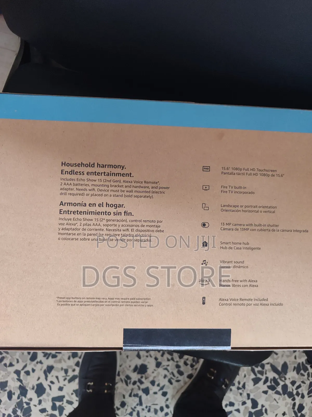 Amazon Echo Show 15 Generation 2 2024 With Remote