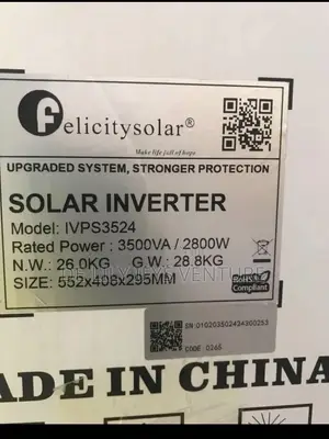 Felicity Inverter 3.5kva