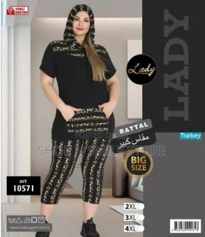 Plussize Lady 3quarter Loungewear