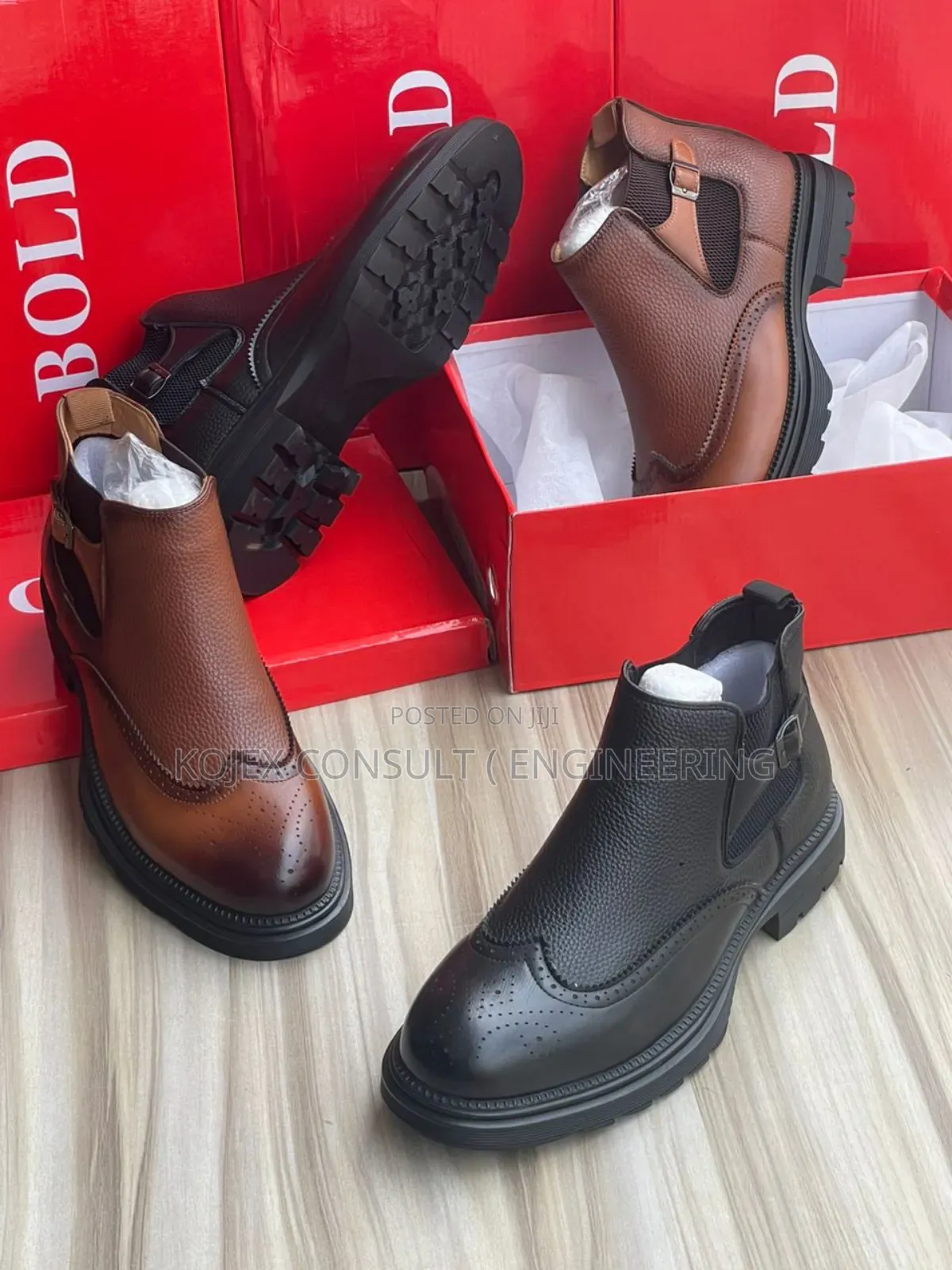 Bold Ankle Men Luxury Designers Shoe