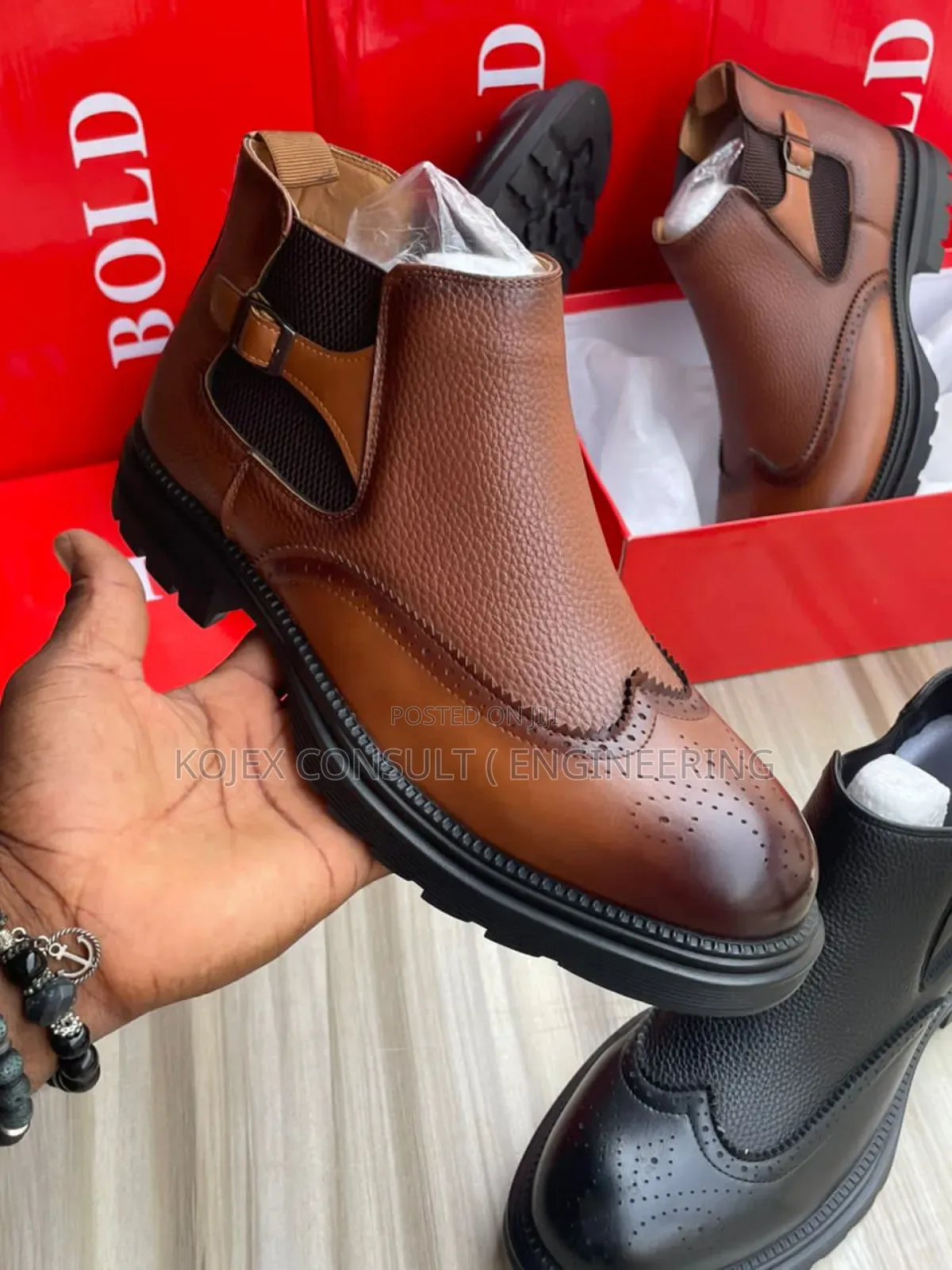 Bold Ankle Men Luxury Designers Shoe