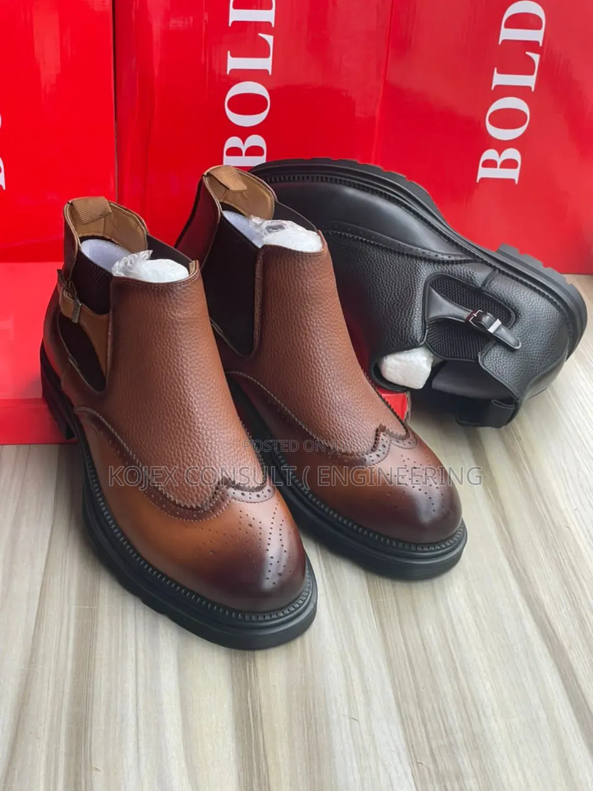 Bold Ankle Men Luxury Designers Shoe