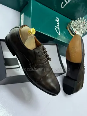 Clarks Leather Quality Men Shoe Available