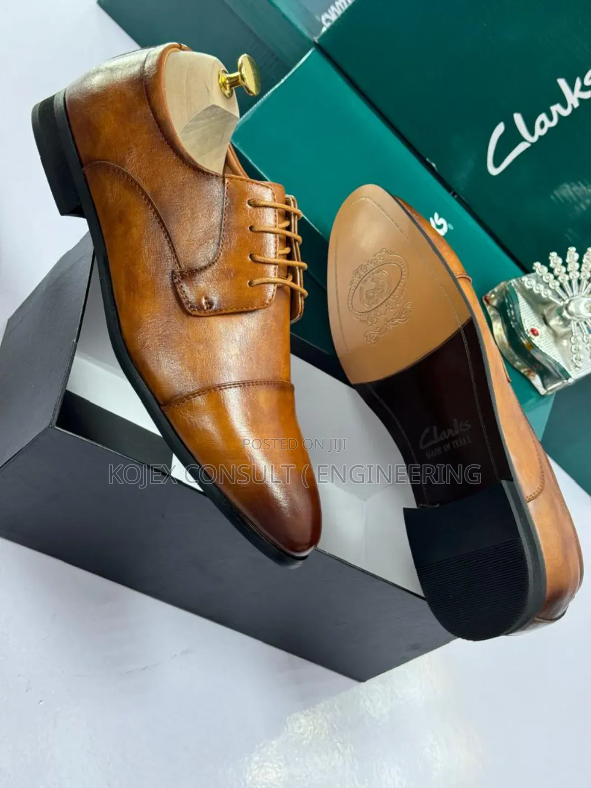 Clarks Leather Quality Men Shoe Available