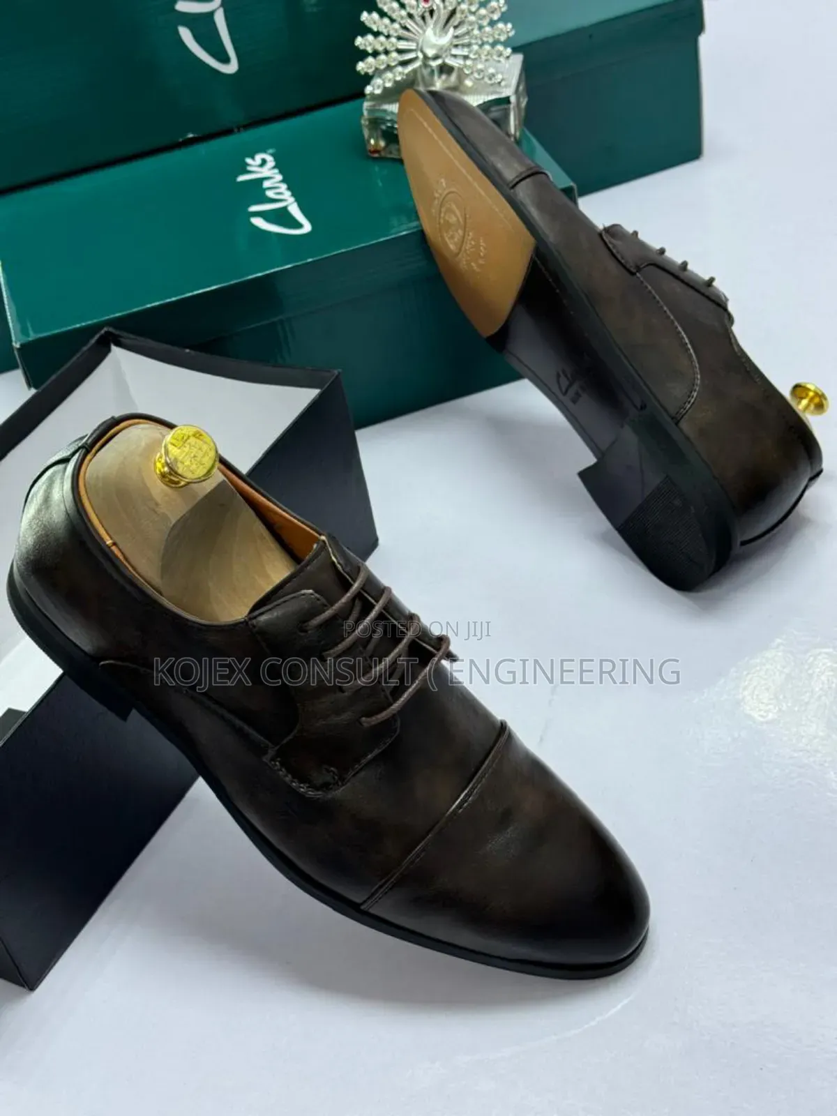 Clarks Leather Quality Men Shoe Available