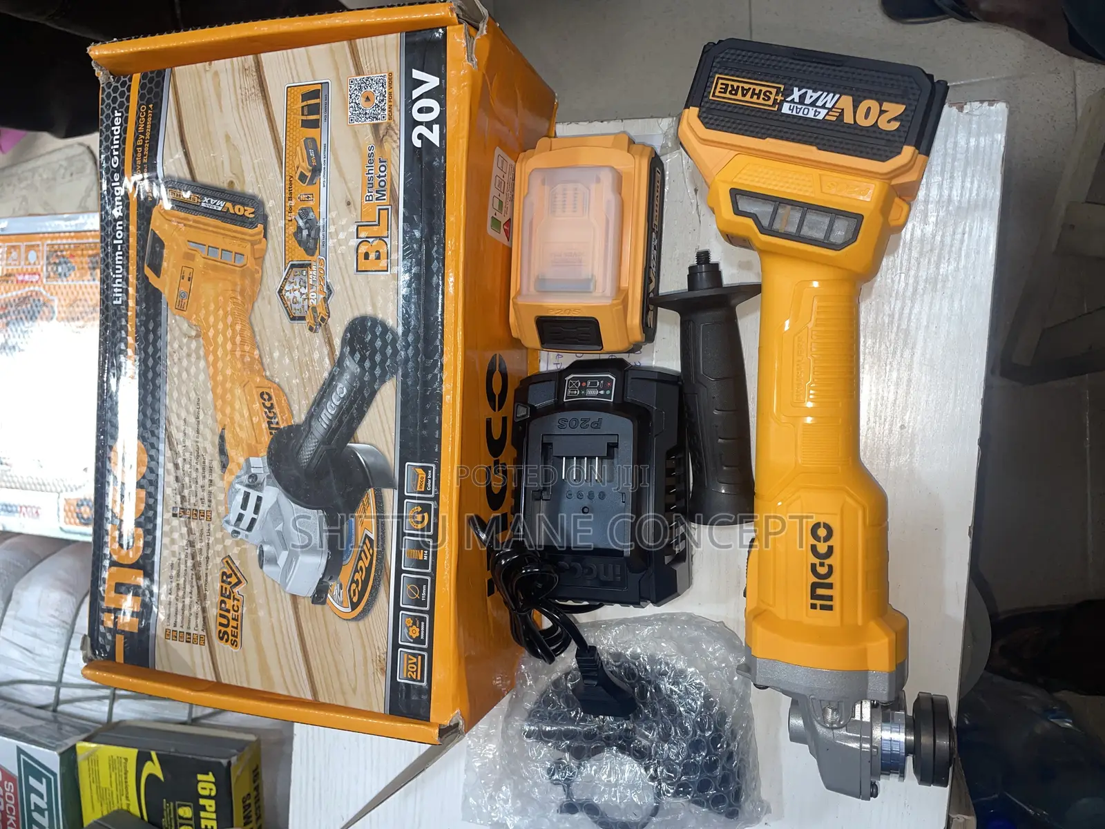 Cordless Angle Grinder Machine 20volt