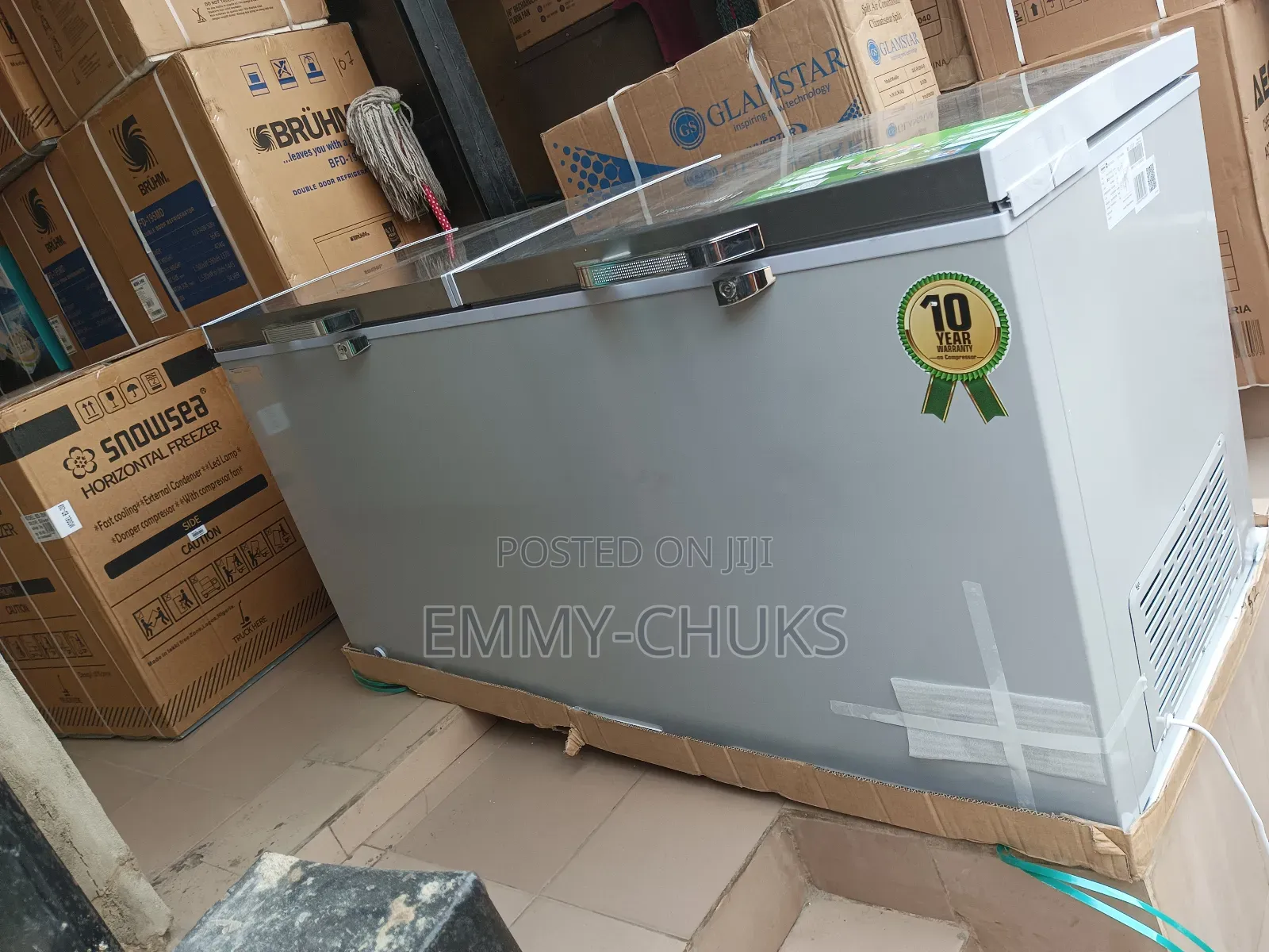 Double Door Freezer Scanfrost 600L
