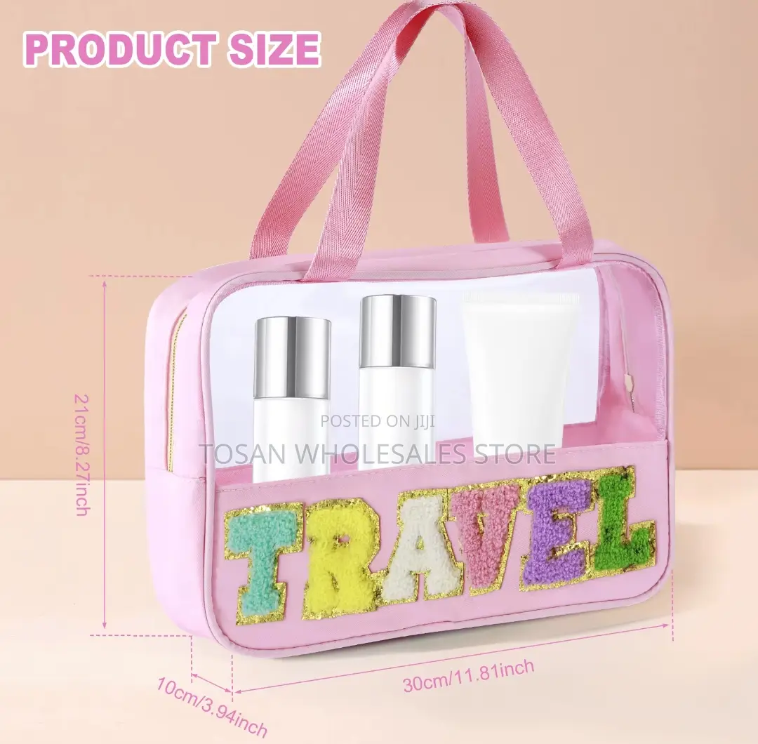 Clear Large Makeup Bag