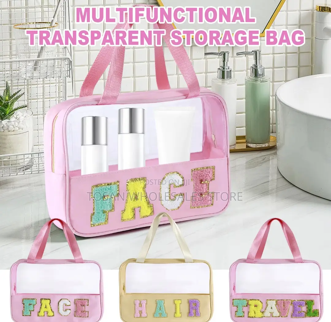 Clear Large Makeup Bag