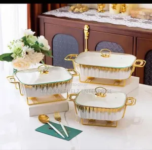 3 Pieces Set Quality Dinner Set Wit Stand