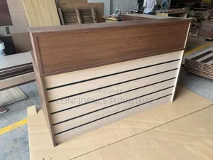 High Quality Wooden 4fit Receptionist Table