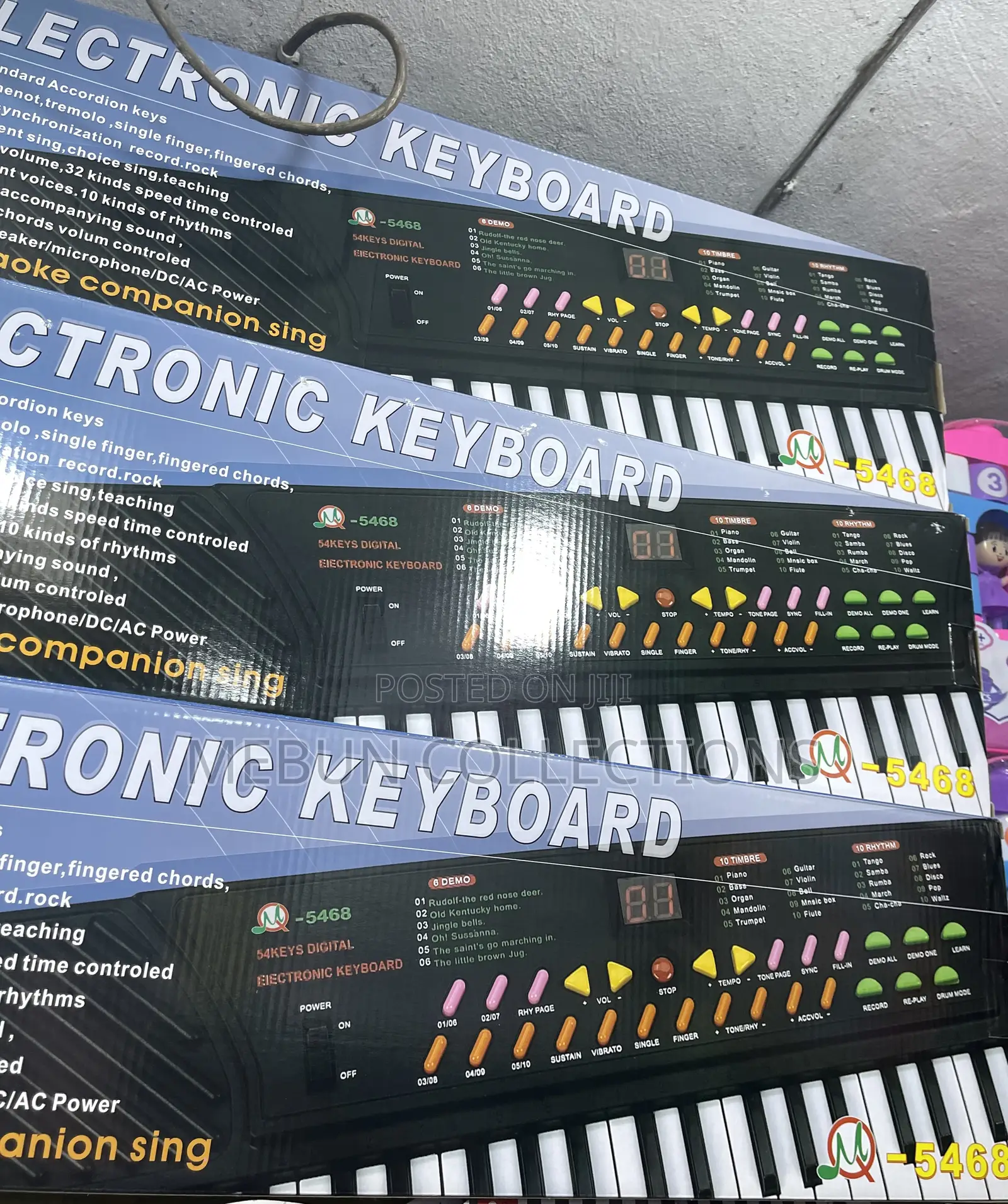 Kids Electronic 54 Keys Keyboard With Microphone Karaoke
