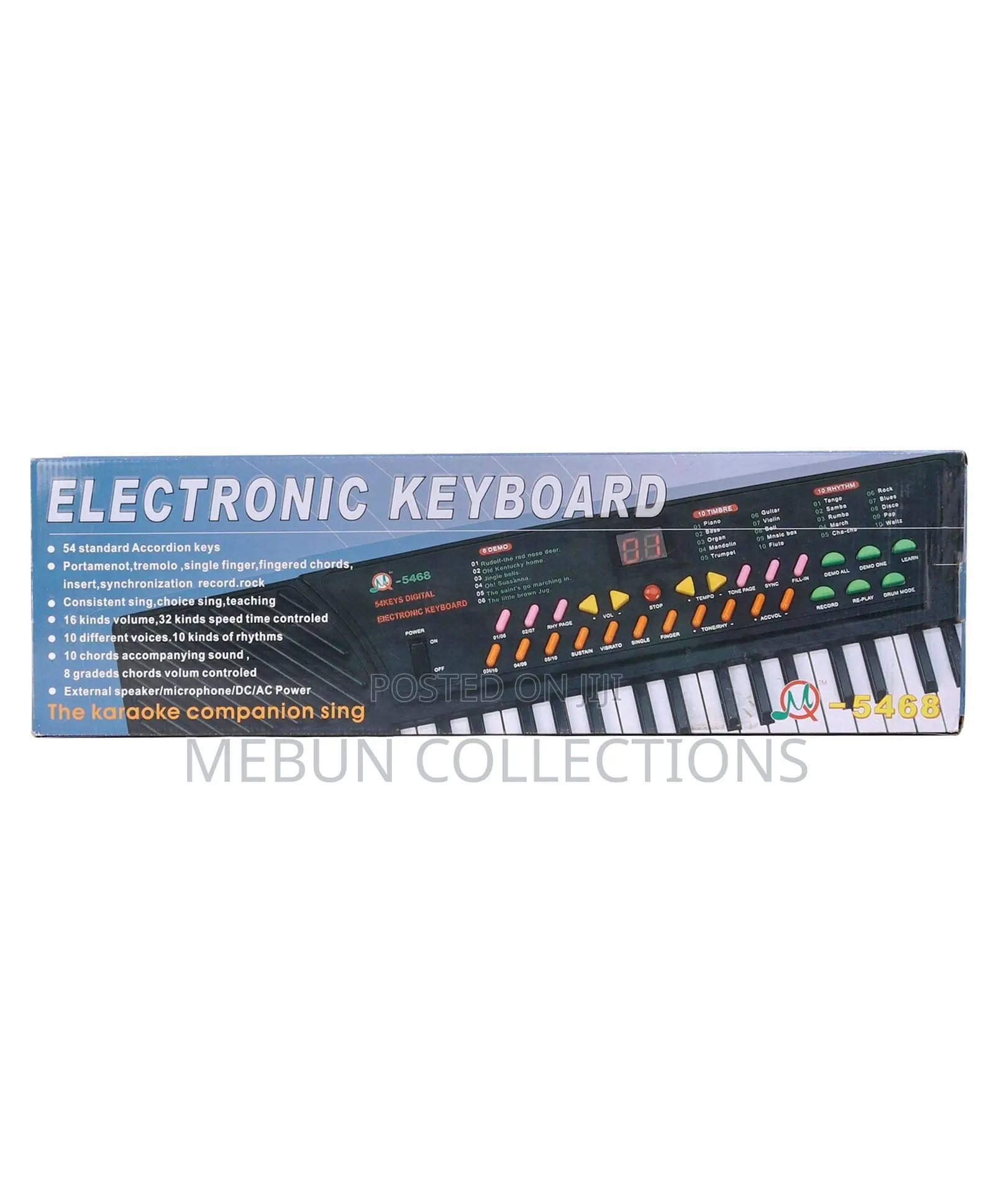 Kids Electronic 54 Keys Keyboard With Microphone Karaoke