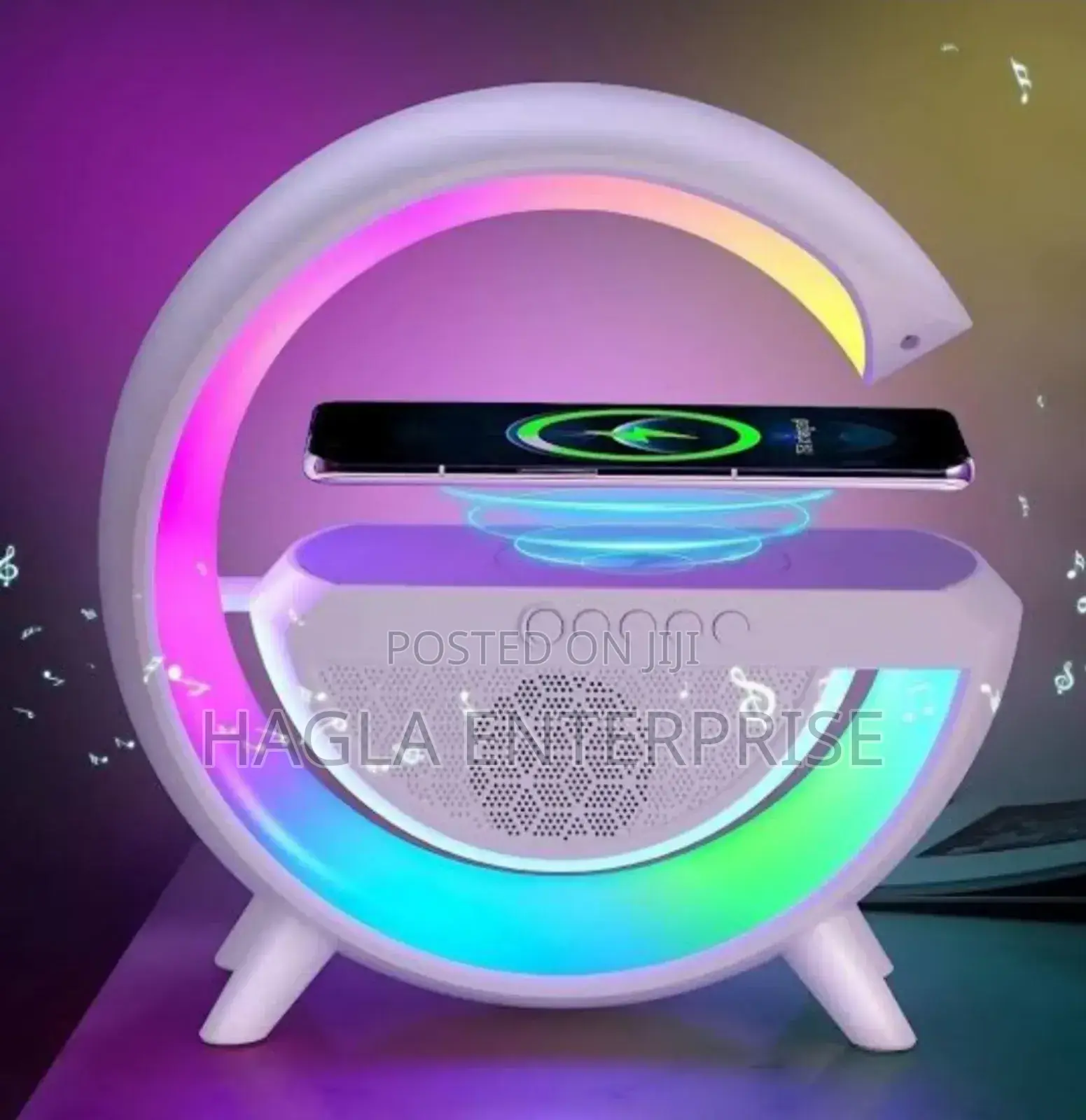 Led Wireless Bluetooth Speaker With Charging Area
