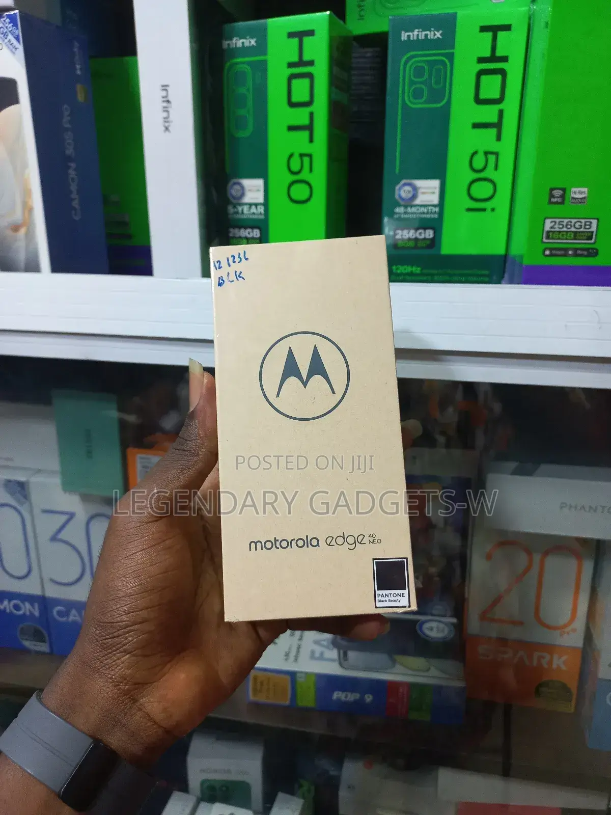 New Motorola Edge 40 Neo 256 GB Black