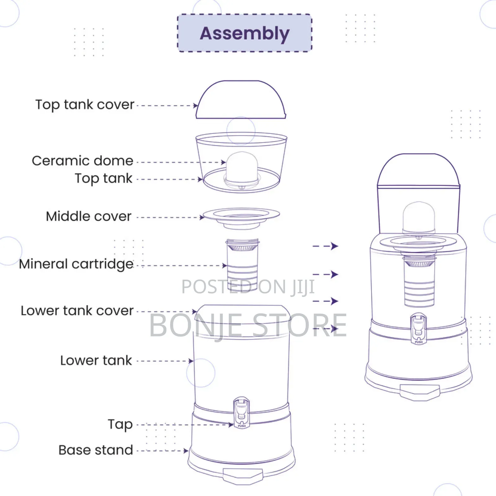 15 Litres Water Purifier Dispenser