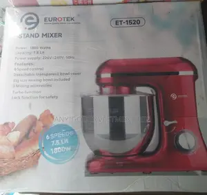 Eurotek High Quality Stand Mixer 7.5L