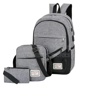 3 in 1 Waterproof Casual Laptop Bag With Extras