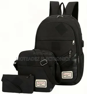 3 in 1 Waterproof Casual Laptop Bag With Extras