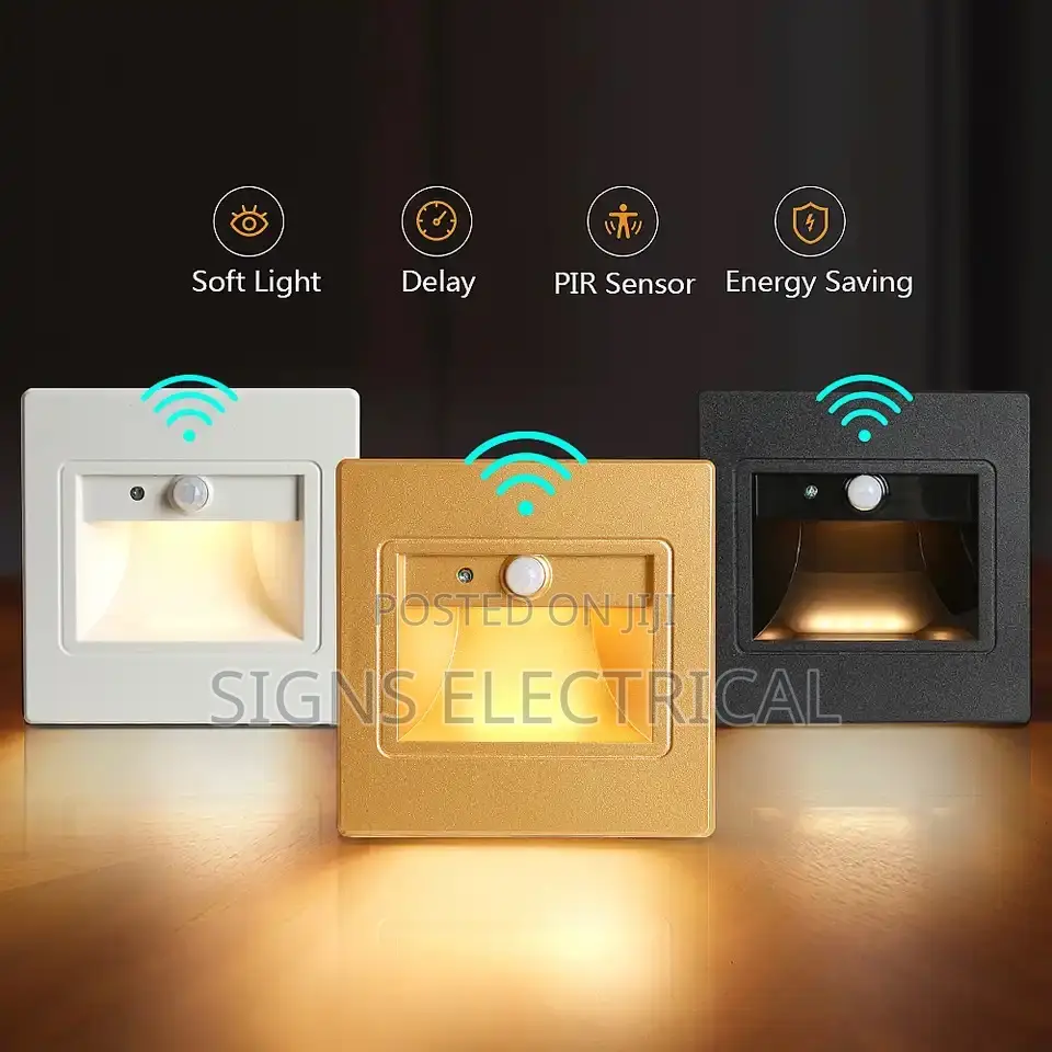 Lamp Recessed Intelligent Wall Lights Control+PIR Motion
