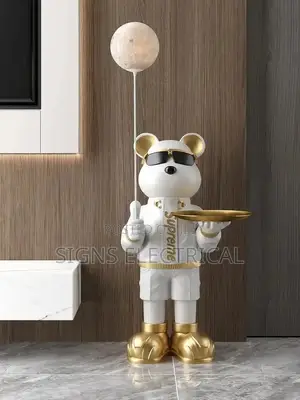 Home Decor,Bear Statue,Floor Decoration,Luxury Living Room