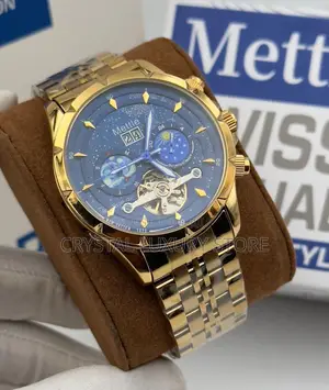 Mettle Quality Luxury Men Chain Strap Wristwatch