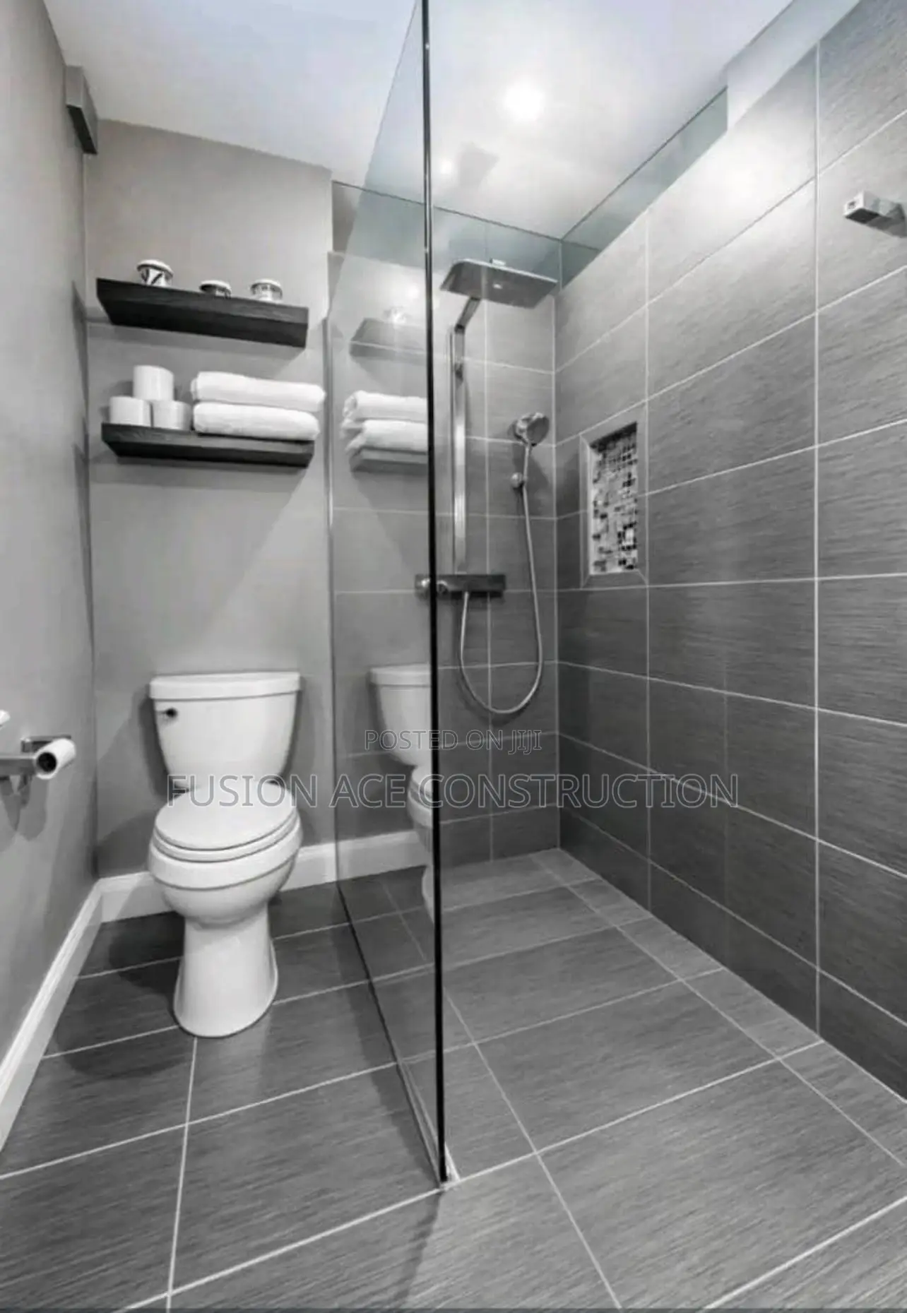 Toilet Frameless Glass Partition and Cubicle