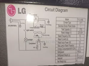 Original > LG Double Door 270litre Freezer/ Fridge > 2yrs