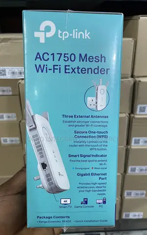 Pt-Link Onemesh Mesh Wi-Fi Extender Ac1750 Dual Band Re450