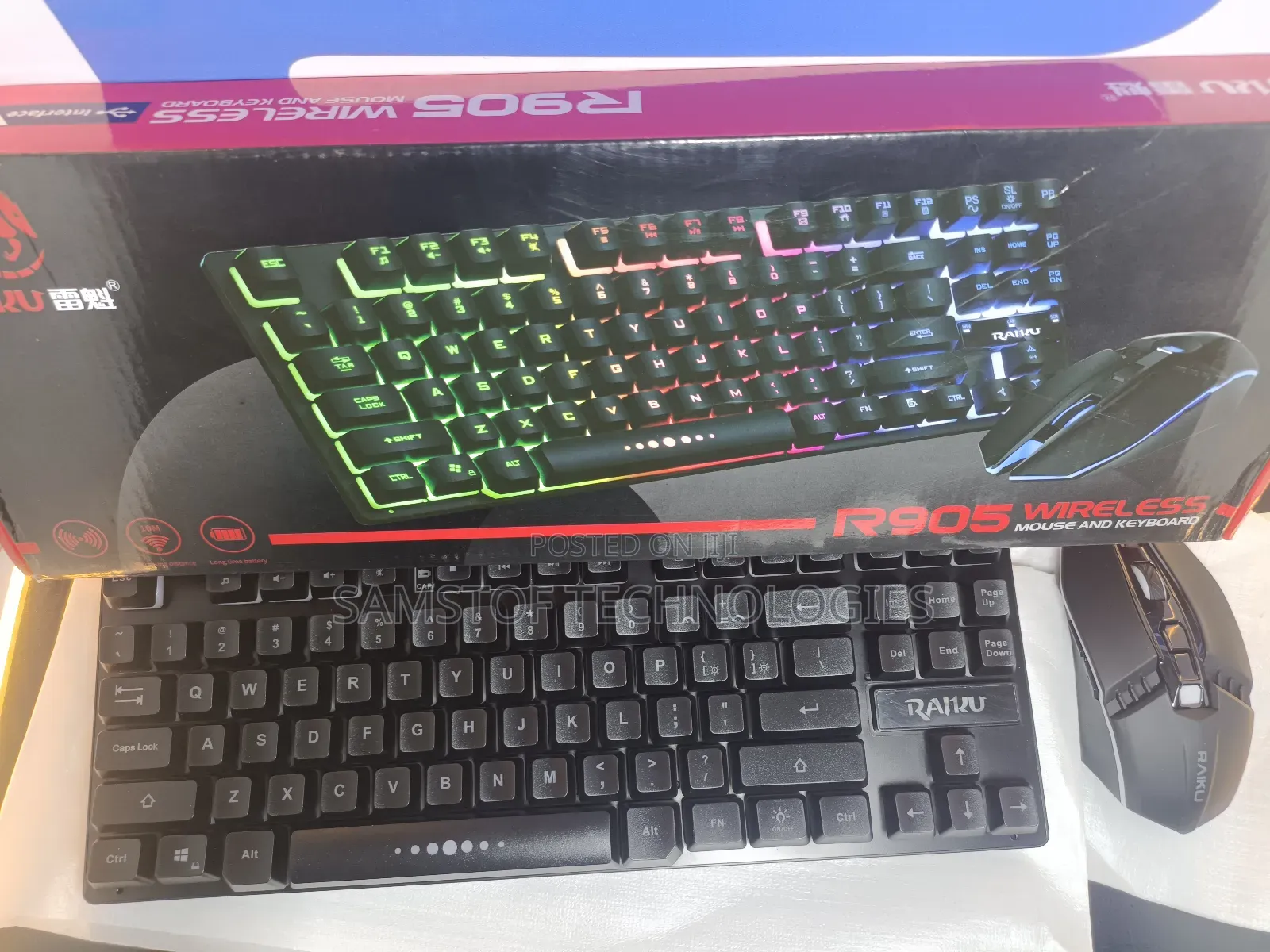 R905 Gaming Wireless Keyboard and Mouse Combo