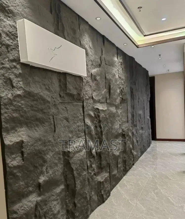 3D Wall Decoration With PU Stone