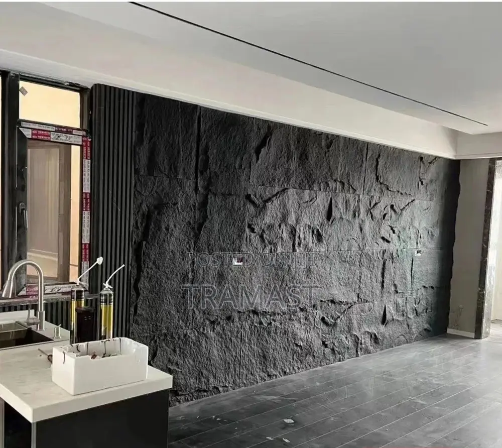 3D Wall Decoration With PU Stone