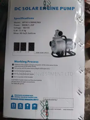 Dc Solar Engine Pump