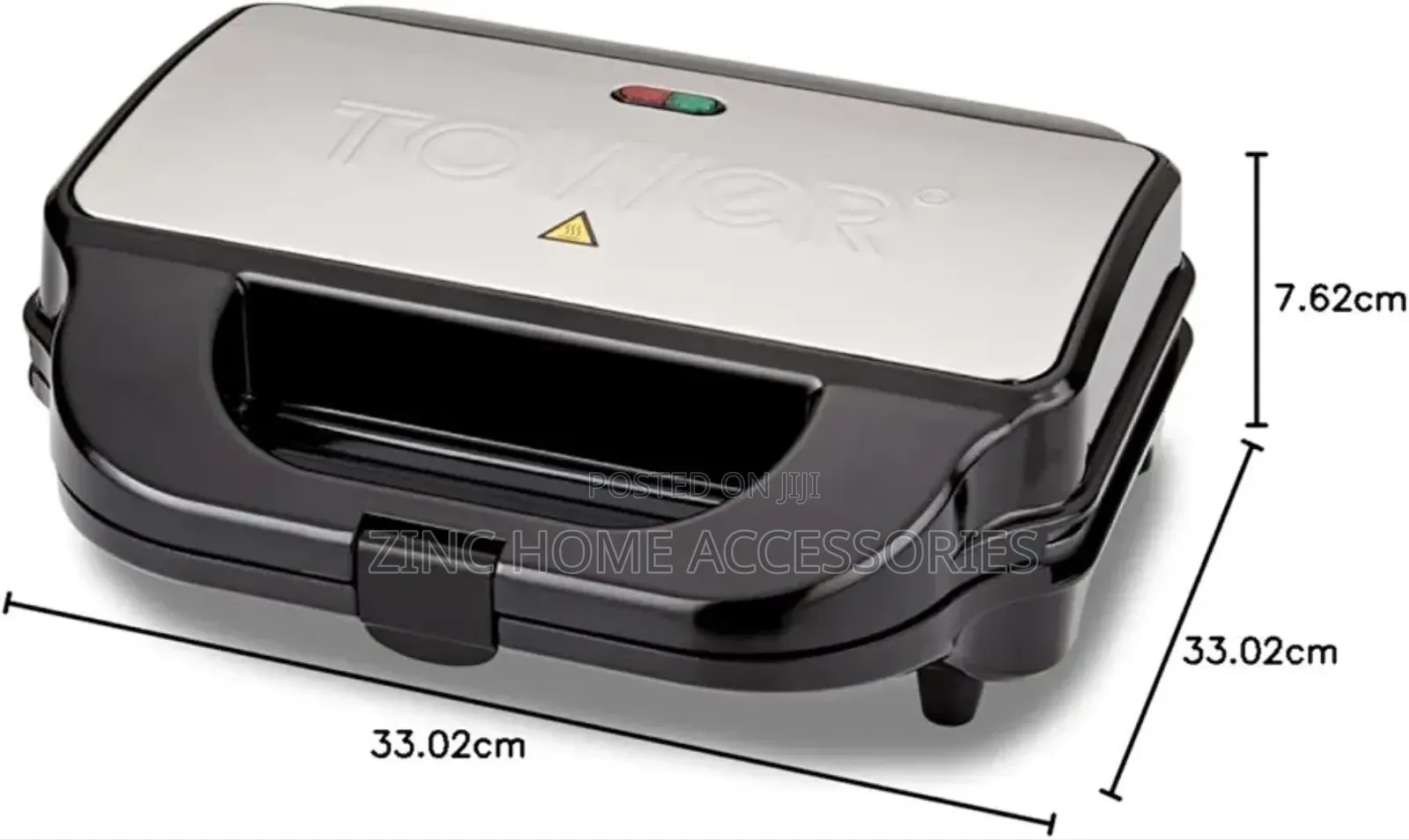 Tower 3 In 1 Deep Filled Snack Maker