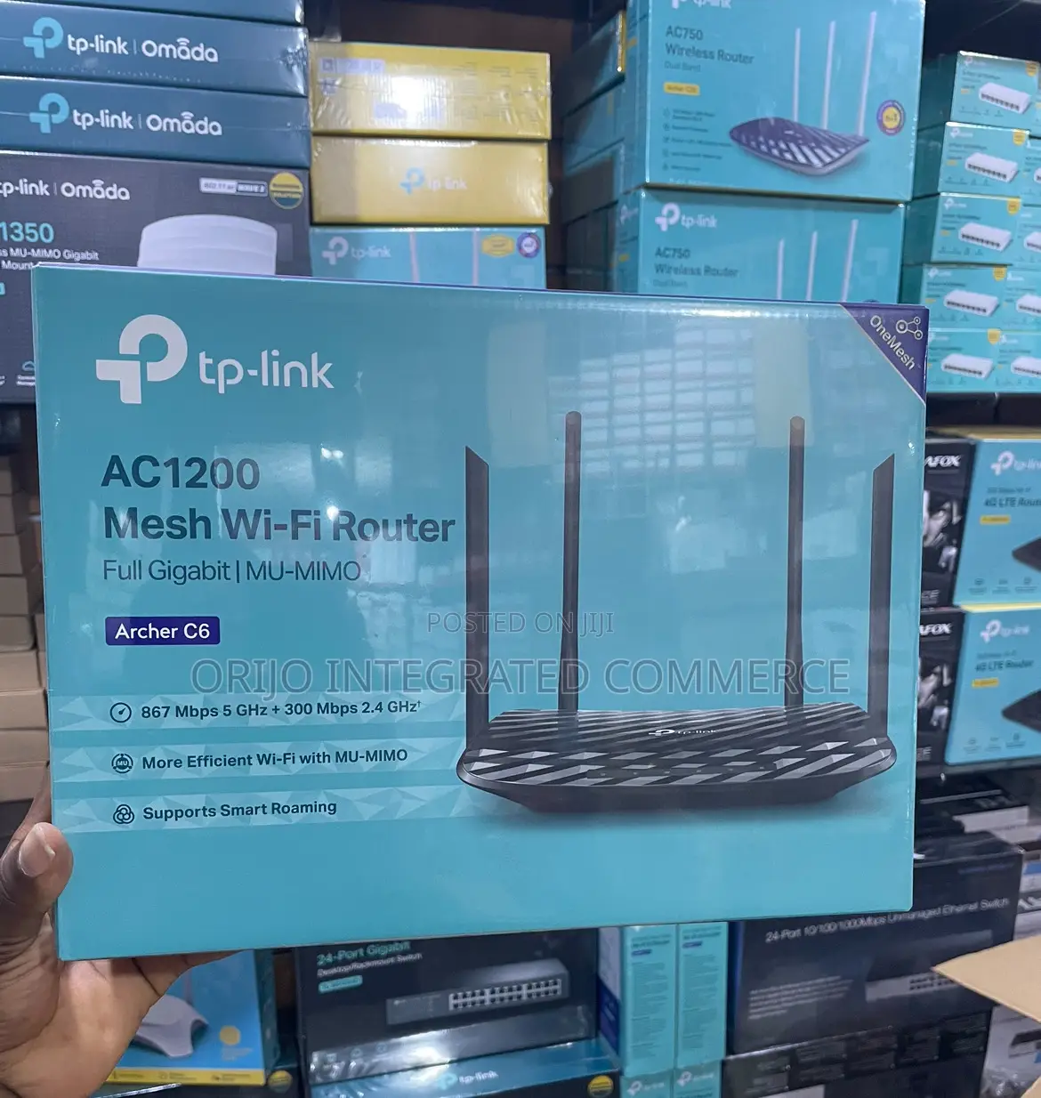 Tp-Link AC1200 Mesh Wifi Router Archer C6