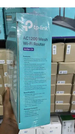 Tp-Link AC1200 Mesh Wifi Router Archer C6