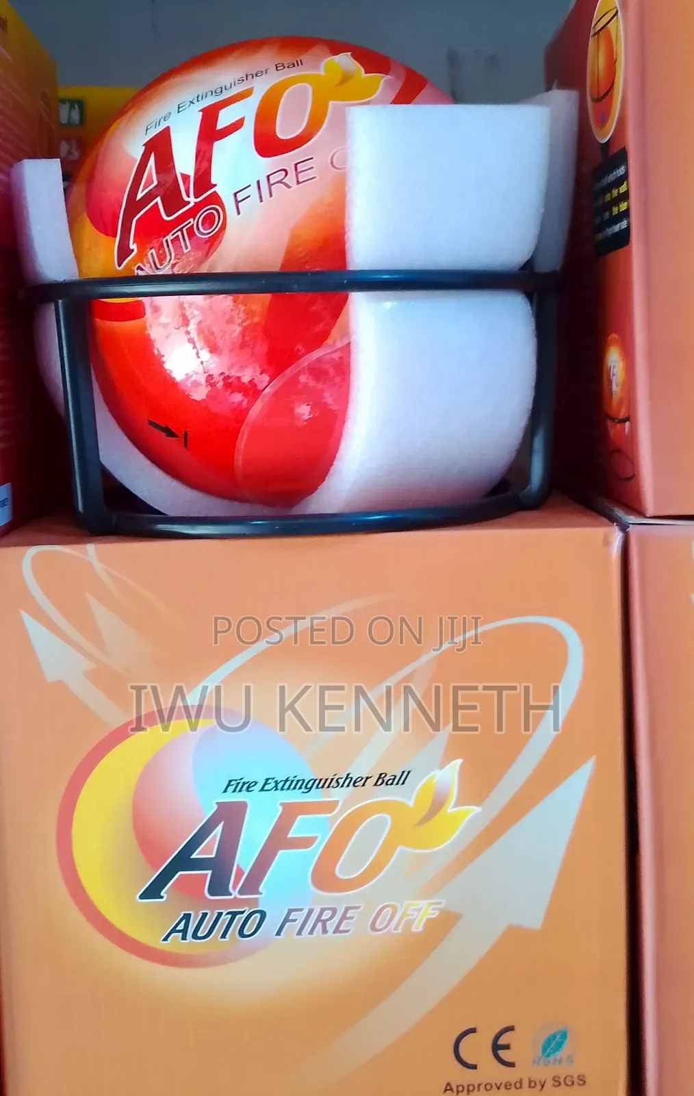 Auto Fire Ball Extinguisher 1.3kg (Afo / Elide)