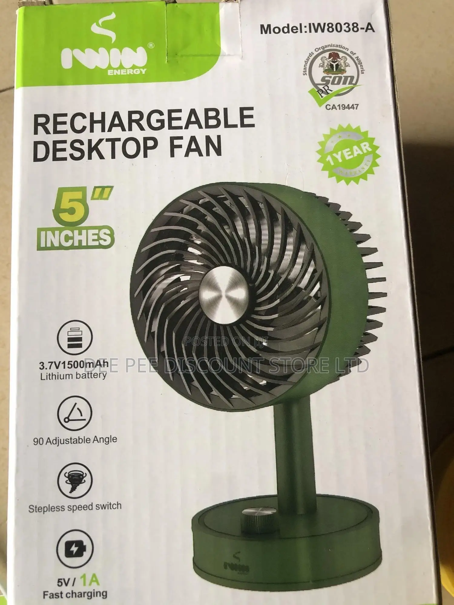 Iwin Mobile Desktop Rechargeable Fan Iw8038 A For Sale Dee Pee Iwin Mobile Desktop Rechargeable Fan Iw8038 A For Sale Dee Pee