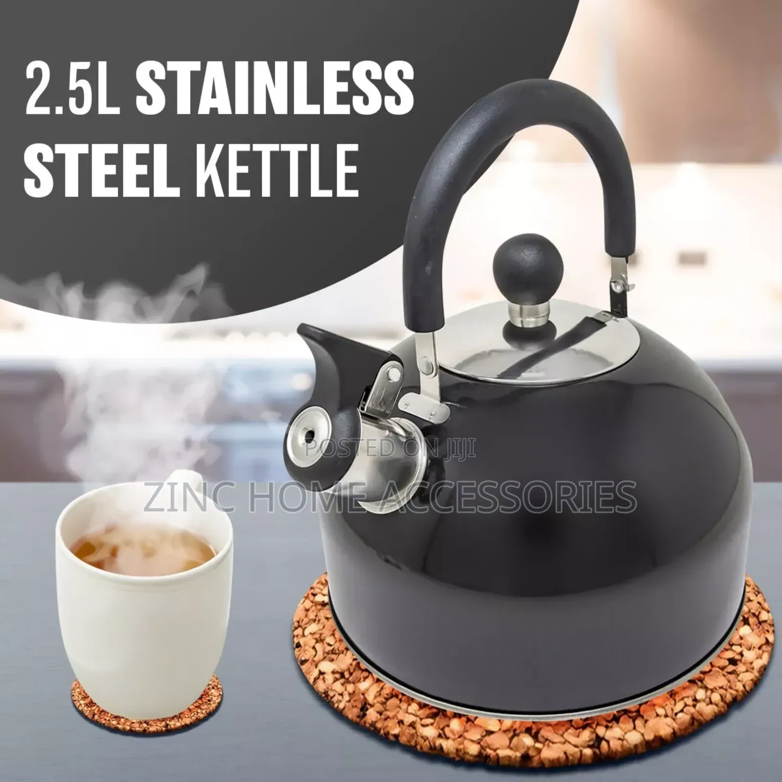 Prima Stainless Steel Whistling Kettle