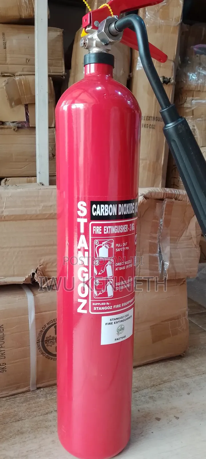 3kg Co2 Fire Extinguisher