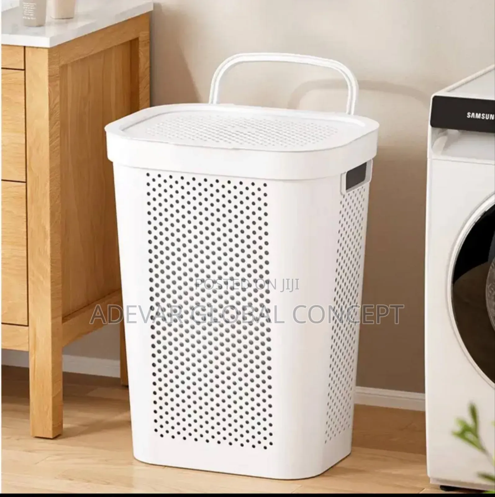 Large Laundry Storage Basket Clothes Bucket