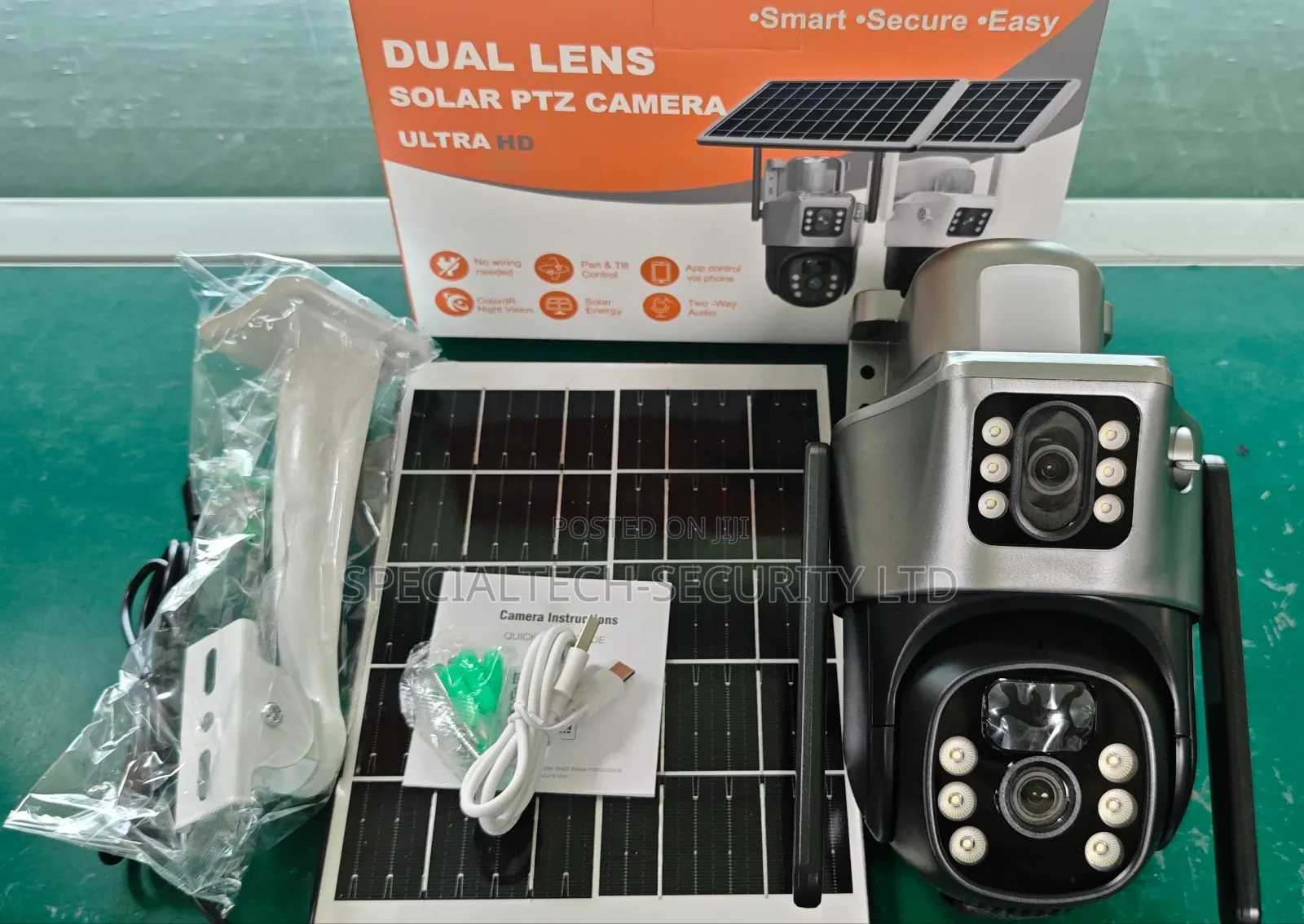 Essecloud 4g Dual Lens Solar Camera
