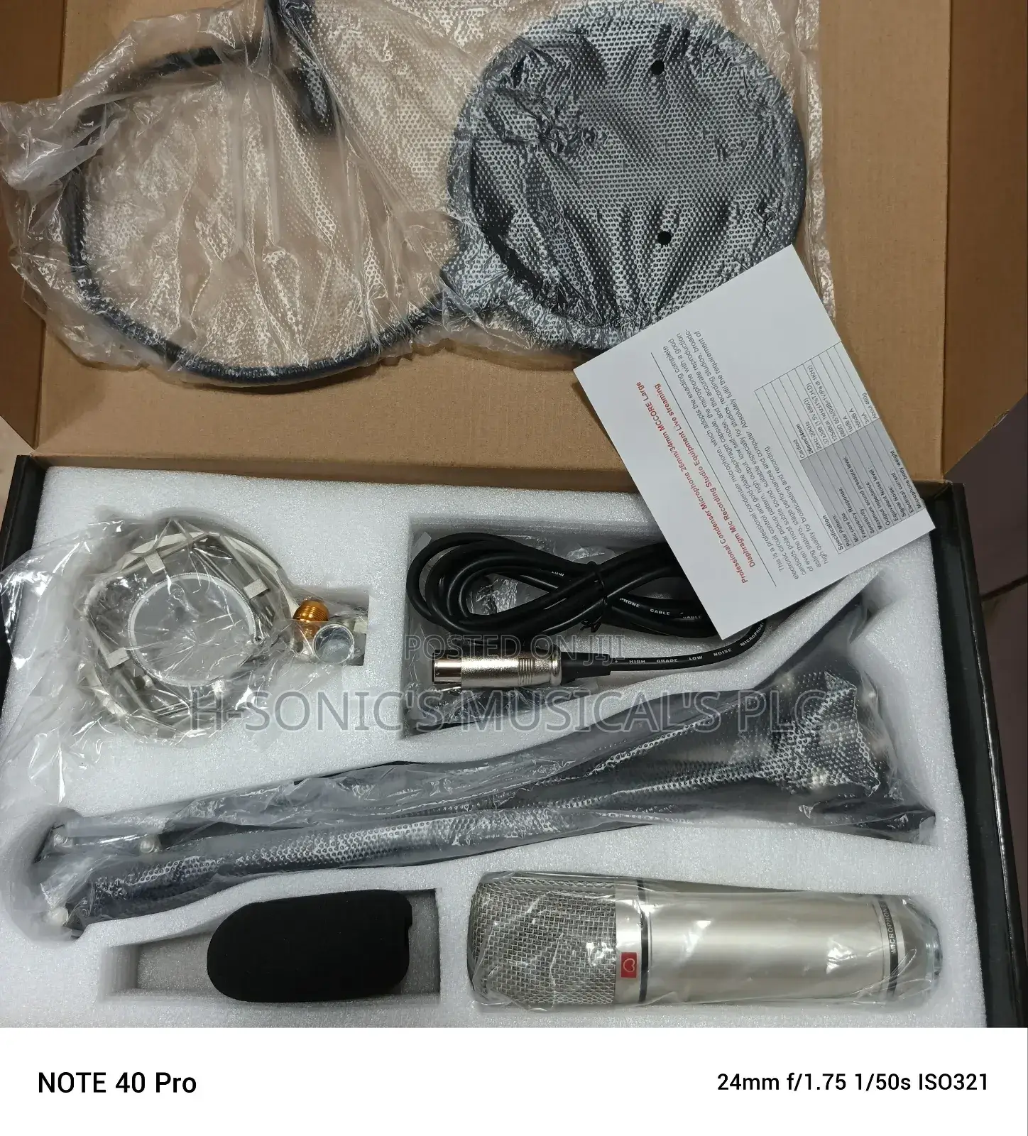 Complete Set U87 Condenser Studio Microphone